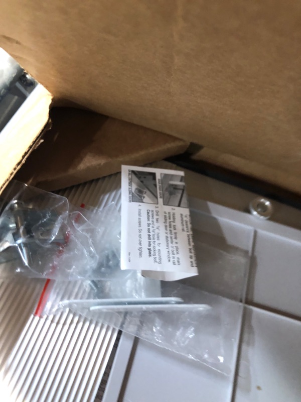 Photo 1 of ***USED - LIKELY MISSING PARTS - UNABLE TO VERIFY FUNCTIONALITY***
Ideal Pet Products Aluminum Pet Patio Door, Adjustable Height 77-5/8" to 80-3/8", 15" x 20" Flap Size, Mill/Silver