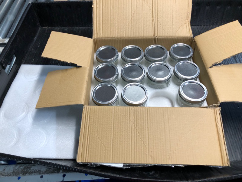 Photo 3 of **READ NOTES**
Lyellfe 12 Pack Wide Mouth Mason Jars, 12 Oz Glass Canning Jars with Airtight Lids, Clear Mason Spice Jars for Jam, Honey, Jelly, Sauces, Yogurt