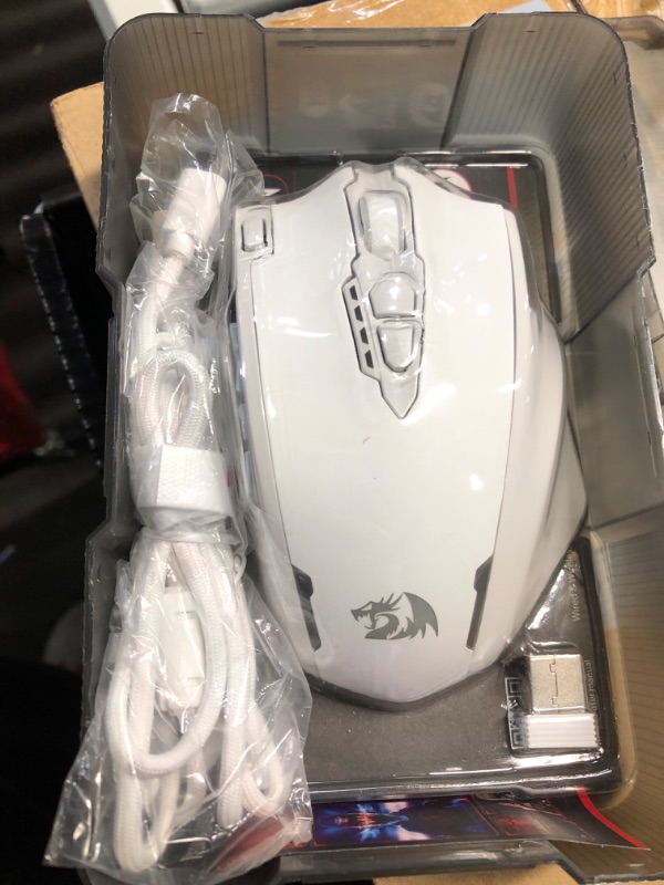 Photo 4 of ***ITEM TESTED FOR POWER, UNABLE TO TEST FURTHER*** Redragon M913 Impact Elite Wireless Gaming Mouse