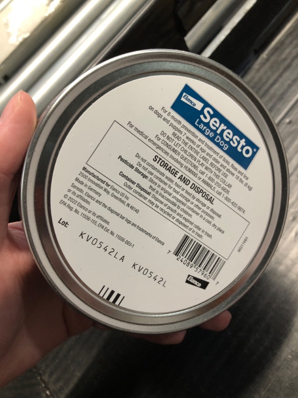 Photo 3 of ***FACTORY SEALED*** Seresto Large Dog Vet-Recommended Flea & Tick Treatment & Prevention Collar for Dogs Over 18 lbs. | 8 Months Protection 1 Pack