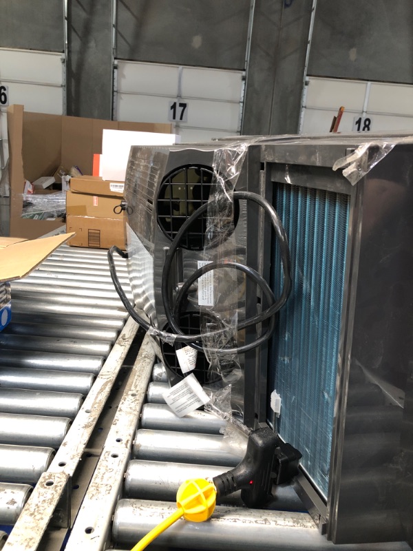 Photo 4 of ***ITEM TESTED FOR POWER, UNABLE TO TEST FURTHER*** Whynter
9,500 BTU (14,000 BTU ASHRAE) Portable Air Conditioner Cools 500 Sq. Ft. with Dehumidifier, Remote, and Filter in Black