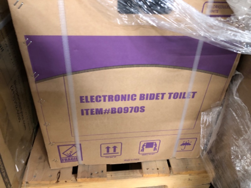 Photo 2 of ***FACTORY SEALED*** WOODBRIDGE B0970S One Piece Elongated Smart Tankless Bidet Toilet, ADA Height, Auto Flush, Foot Sensor Operation, Heated Seat with Integrated Multi Function Remote Control in White