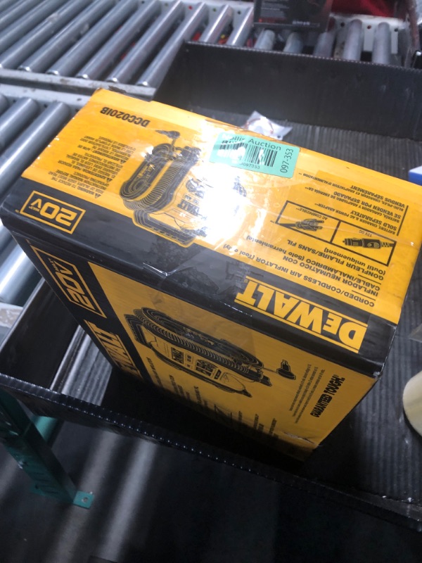 Photo 5 of ***BATTERY NOT INCLUDED*** DEWALT 20V MAX Tire Inflator
