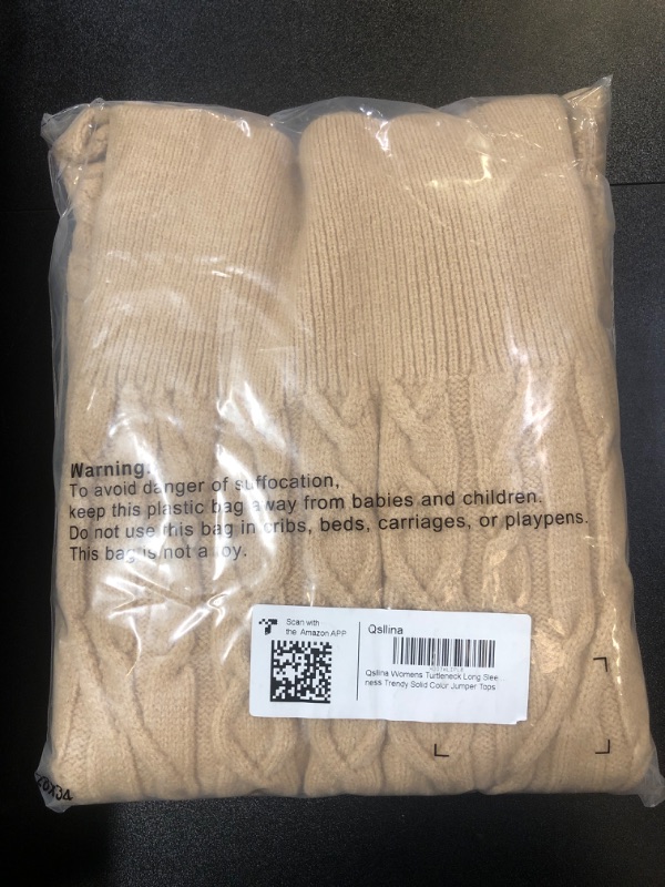 Photo 2 of Beige Turtleneck Sweater Medium 