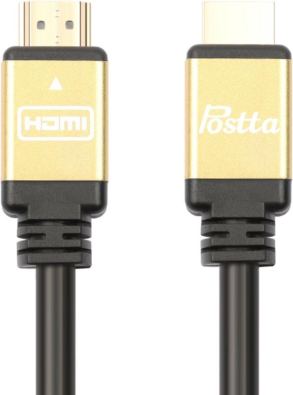 Photo 1 of HDMI 2.0V Cable(20 Feet) Support 4K 2160P,1080P,3D,Audio Return and Ethernet - 1 Pack(Golden)
