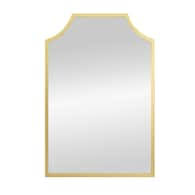 Photo 1 of  2 pc allen + roth 24-in W x 36-in H Arch Gold Framed Wall Mirror
