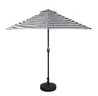 Photo 1 of *****STOCK IMAGE FOR SAMPLE*****
ALLEN ROTH 9-ft Steel Half No-tilt Half-round Patio Umbrella
