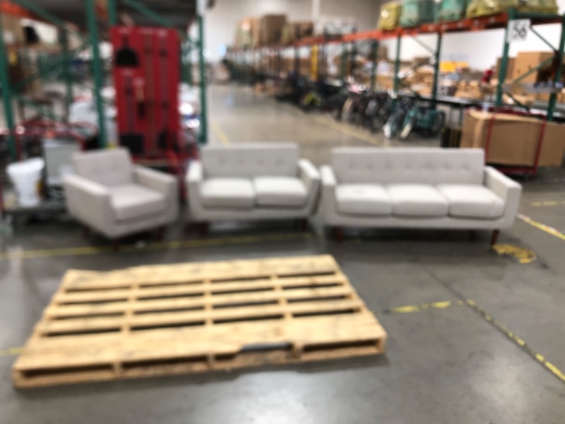 Photo 1 of 3 pc sofa set GREY 