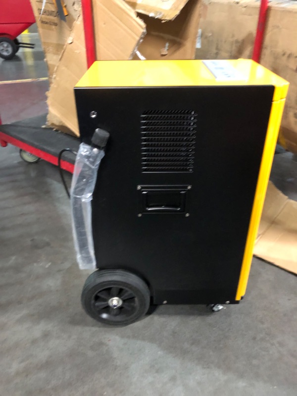 Photo 6 of ***USED - MISSING PARTS - NO PACKAGING - SEE COMMENTS***
TURBRO 165 Pint Commercial Dehumidifier with Pump and Drain Hose, for Large Spaces up to 7,500 Sq. Ft., Rolling Wheels, Faster Defrost, for Basements, Warehouses, Flood Restoration, Industrial Sites