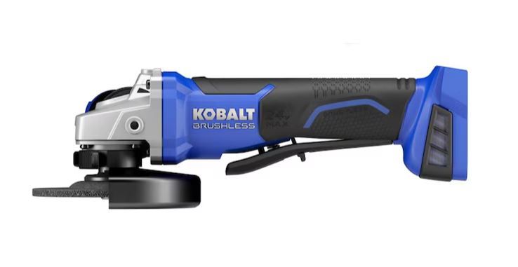 Photo 1 of **NON-REFUNDABLE, PARTS ONLY** Kobalt 5-in 24-volt Paddle Switch Brushless Cordless Angle Grinder 
