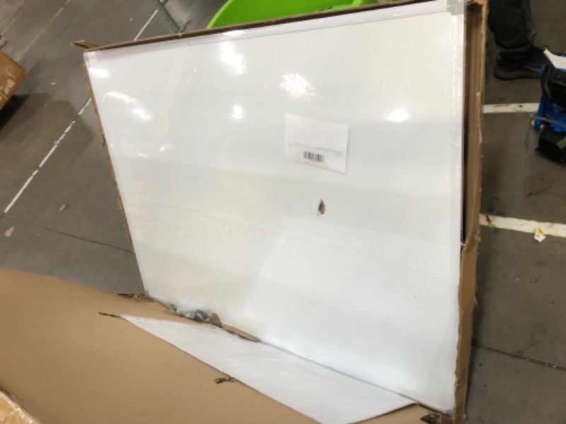 Photo 3 of **SEE NOTES**Rolling Dry Erase Board 60 x 46 - Large Portable Magnetic Whiteboard with Stand - Double Sided Easel Style Whiteboard with Wheels - Mobile Standing Whiteboard for Office, Classroom & Home