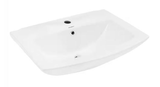 Photo 1 of 
Swiss Madison
Sublime Pedestal Bathroom Ceramic Vessel Sink Round Single Faucet Hole in White