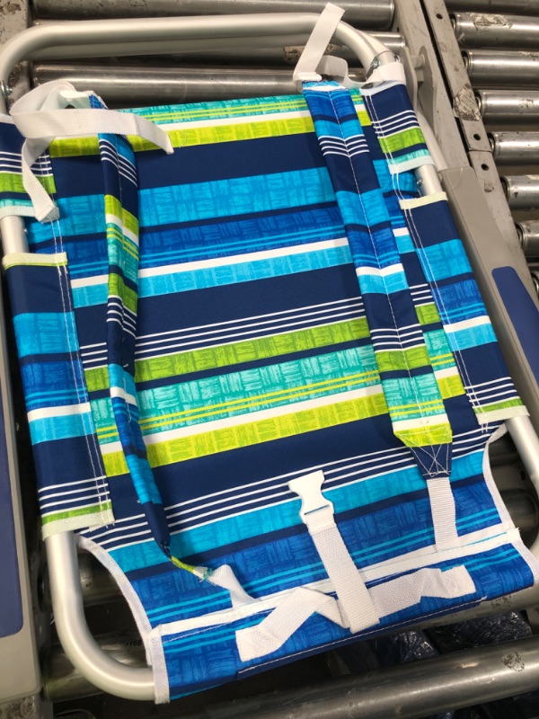 Photo 3 of American Outback Backpack Beach Chair in Shell Pattern
