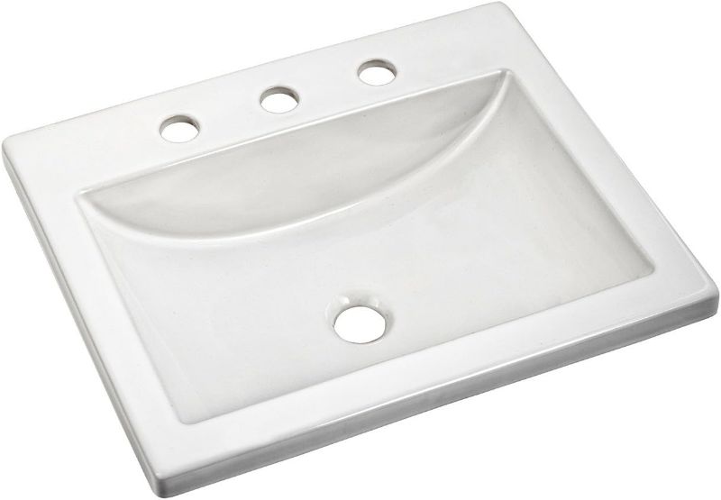 Photo 1 of * MINOR DAMAGE* American Standard 0643008.020 Bathroom Sink, 21", White
