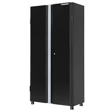 Photo 1 of * SEE NOTES* Husky
Ready-to-Assemble 24-Gauge Steel Freestanding Garage Cabinet in Black (36.6 in. W x 72 in. H x 18.3 in. D)