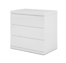 Photo 1 of * Minor Scuff* Anna Single Dresser in High Gloss White by Whiteline Modern Living
