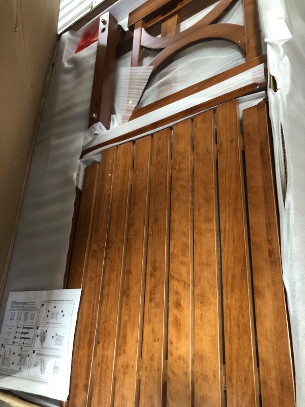 Photo 1 of ***USED - LIKELY MISSING PARTS - UNABLE TO VERIFY FUNCTIONALITY***
Shine Company Luna Modern Indoor Outdoor Wood Glider Patio Chair, Oak Modern Chair Oak