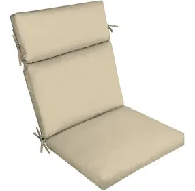 Photo 1 of * SET OF 2 * ARDEN SELECTIONS
21 in. x 20 in. Tan Leala Outdoor Dining Chair Cushion