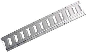 Photo 1 of (Pack of 8) 2’ Foot Galvanized Horizontal E-Track Zinc Plated – Tie Down Rail for Securing Cargo, 2000lbs WLL
