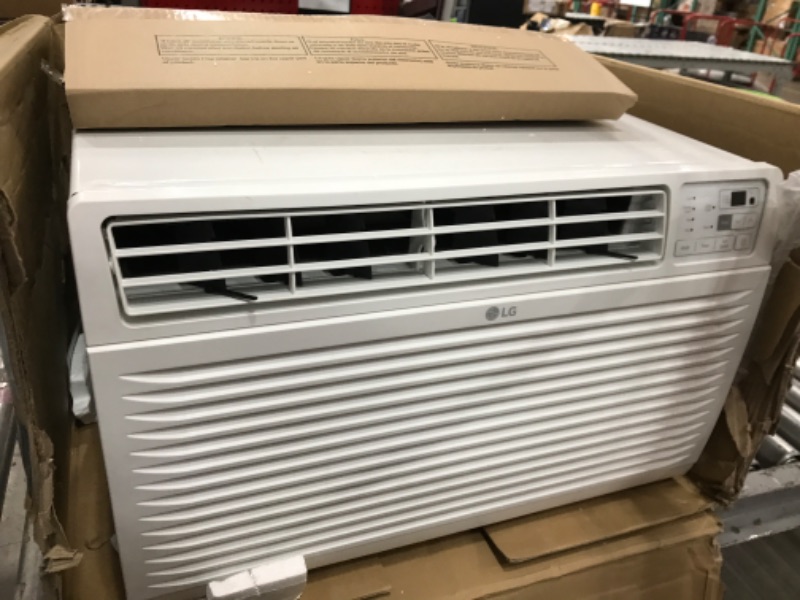 Photo 3 of * SEE NOTES* LG 7,800 BTU Through the Wall Air Conditioner, 115V, AC Wall Unit for Rooms up to 330 Sq. Ft., Perfect for Bedroom or Office, Wall Mounted AC Unit with Remote and 3 Cool & Fan Speeds, White 8000 BTU Cool Only 115V
