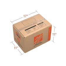 Photo 1 of * 10 PACK* 17 in. L X 11 in. W X 11 in. D Small Moving Box with Handles
