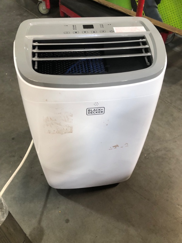 Photo 2 of **DOES NOT INCLUDE WINDOW HOUSING KIT**
BLACK+DECKER 8,000 BTU Portable Air Conditioner up to 350 Sq.Ft.with Remote Control, White White - 8,000 BTU 1 Count (Pack of 1)