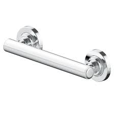 Photo 1 of allen + roth Townley 9-in Polished Chrome Wall Mount ADA Compliant Grab Bar (500-lb Weight Capacity)
