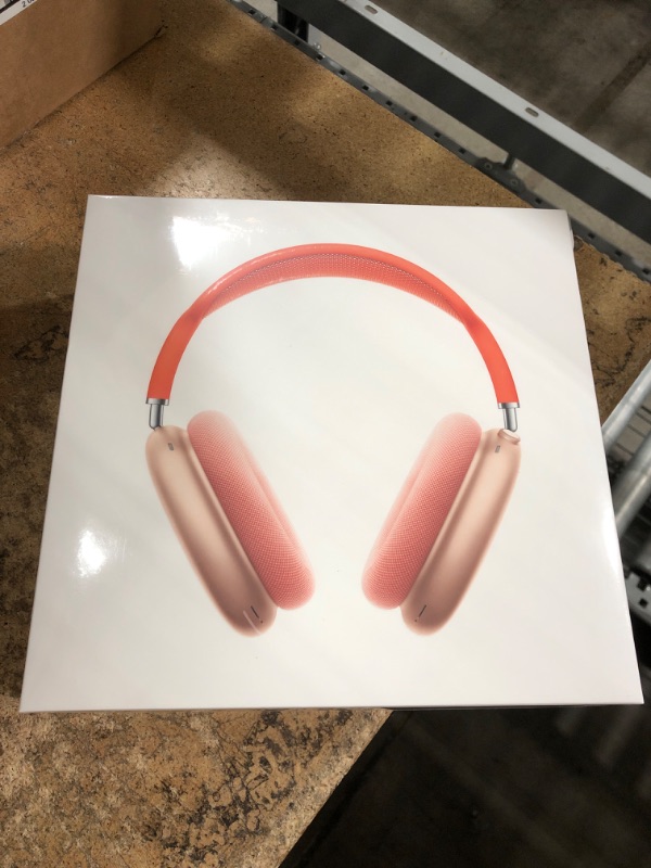 Photo 2 of ***FACTORY SEALED***Apple AirPods Max Wireless Over-Ear Headphones, Active Noise Cancelling, Transparency Mode, Personalized Spatial Audio, Dolby Atmos, Bluetooth Headphones for iPhone – Pink Pink Without AppleCare+