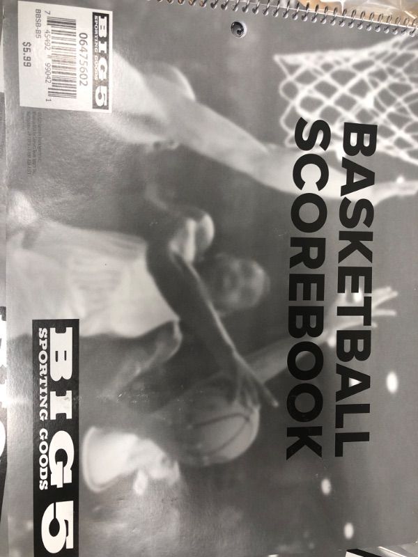 Photo 1 of  Basketball Score Book 
