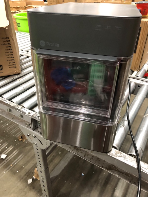 Photo 3 of 
GE Profile Opal 2.0, Chewable Crunchable Countertop Nugget Ice Maker, Scoop included, 38 lbs in 24 hours, Pellet Ice Machine with WiFi & Smart Connected...
Size:Opal 2.0
Color:Stainless Steel