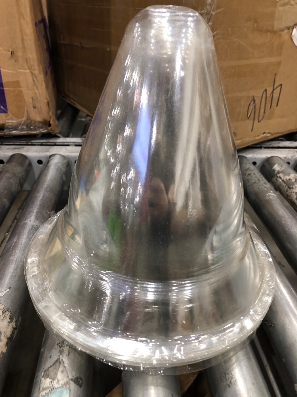 Photo 1 of 10 PACK BELL SHAPED PLASTIC CLEAR POTS