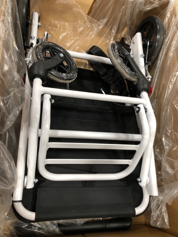 Photo 3 of * MISSING CASE* UU-ZHANG (only 15lb) Super Lightweight Transport Wheelchair. Easy to Travel, Locking Hand Brakes, User-Friendly, Folding, Portable. for Adults or Child (up...
