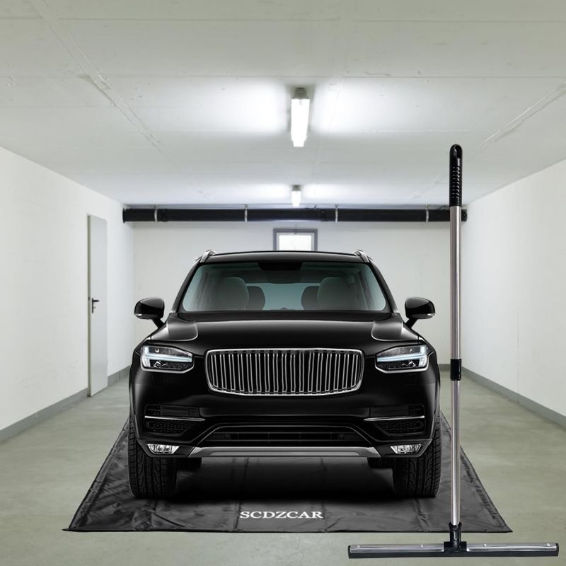 Photo 1 of 
SCDZCAR Garage Containment Mat, 7.9 x 18.0 Ft Heavy Duty Waterproof Car Parking Mats Garage Floor Mat for Under Car for Rain Ice Mud Oil, Non-Slip &...
Material Type:Polyvinyl Chloride (PVC)
Size:7'9" x 18'