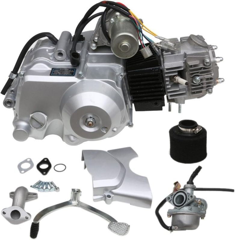 Photo 1 of 
JCMOTO 125cc Engine 4 Stroke Motor Semi-Auto 3 Forward 1 Reverse Gear for ATV 4 Wheelers Tricycle