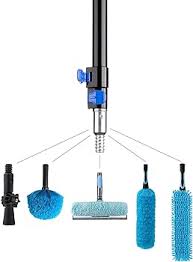 Photo 1 of *MISSING PARTS* 25 Foot High Reach High Ceiling Fan Cleaner Duster with 7-to-18 Foot Sturdy Light Weight Telescopic Extension Pole
