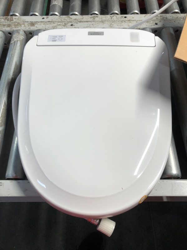 Photo 3 of ***USED - POWERS ON - UNABLE TO TEST FURTHER - LIKELY MISSING PARTS***
TOTO SW573#01 S300E Electronic Bidet Toilet Cleansing, Instantaneous Water, EWATER Deodorizer, Warm Air Dryer, and Heated Seat, Round, Cotton White