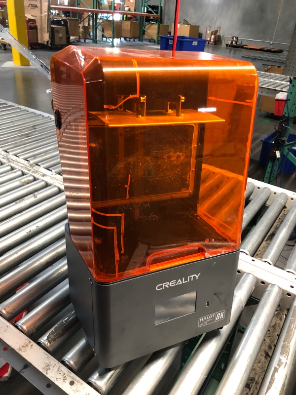 Photo 9 of ***HEAVILY USED - SEE COMMENTS***
Creality Halot-Mage Resin 3D Printer with 8K Resolution 10.3’’ Mono LCD UV Light Curing Dual Linear Rails Carbon Filter High Precision Print Size 8.97x5.03x9.05in