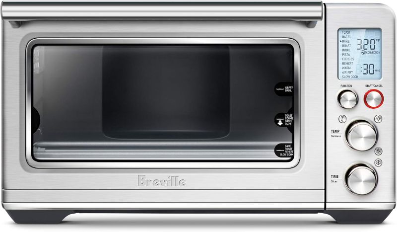 Photo 1 of **pull handle broken, back is dented**Breville Smart Oven Air Fryer BOV860BSS, Brushed Stainless Steel
