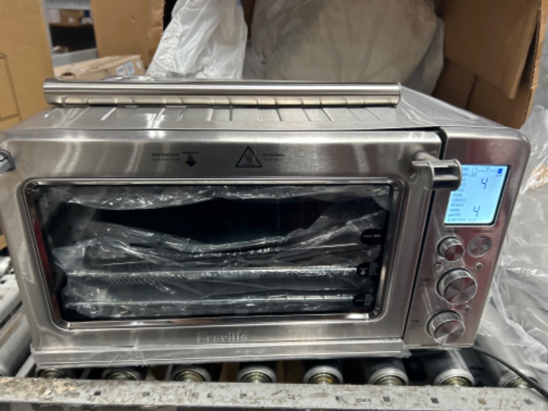Photo 1 of **pull handle broken, back is dented**Breville Smart Oven Air Fryer BOV860BSS, Brushed Stainless Steel
