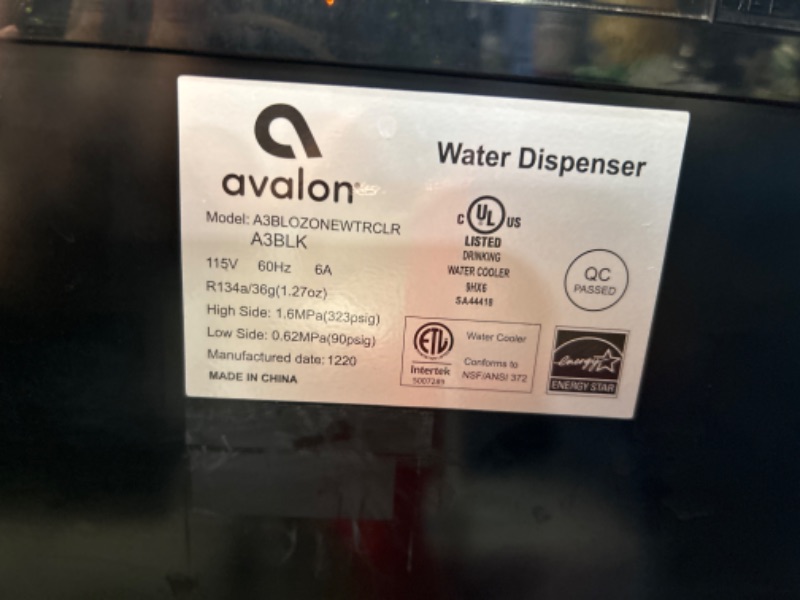 Photo 3 of Avalon water dispenser 