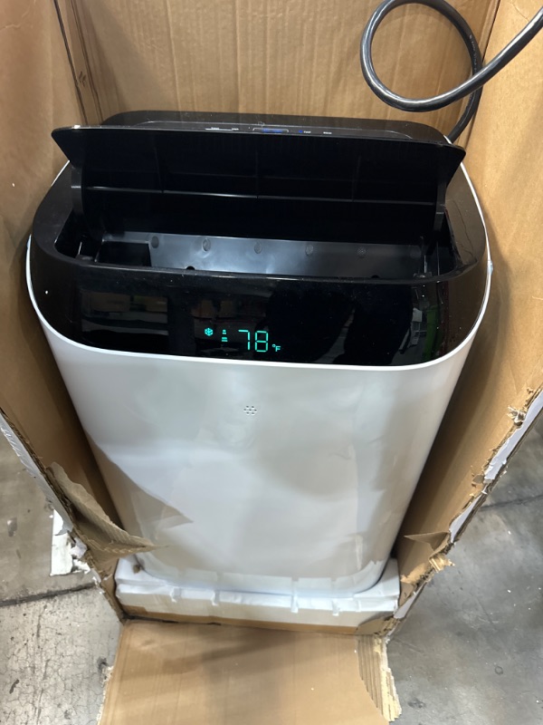 Photo 2 of *FUNCTIONS//MISSING CLEAR PIPE ** 14000 BTU Portable Air Conditioners for Room up to 700 sq.ft, 3-IN-1 Quiet Cooling Portable AC Unit with Fan & Dehumidifier Mode, 24H Timer Sleep Mode, Remote Control & Windows Kit Included