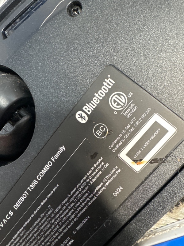 Photo 6 of **(READ FULL POST)** ECOVACS DEEBOT T30S Combo Robot Vacuum and Mop, All-in-One Cleaning Hub, 11000Pa, ZeroTangle Technology, TruEdge Adaptive Edge Mopping, Dual Self-Emptying, Hot Water Mop Washing, Auto-Mop Lifting