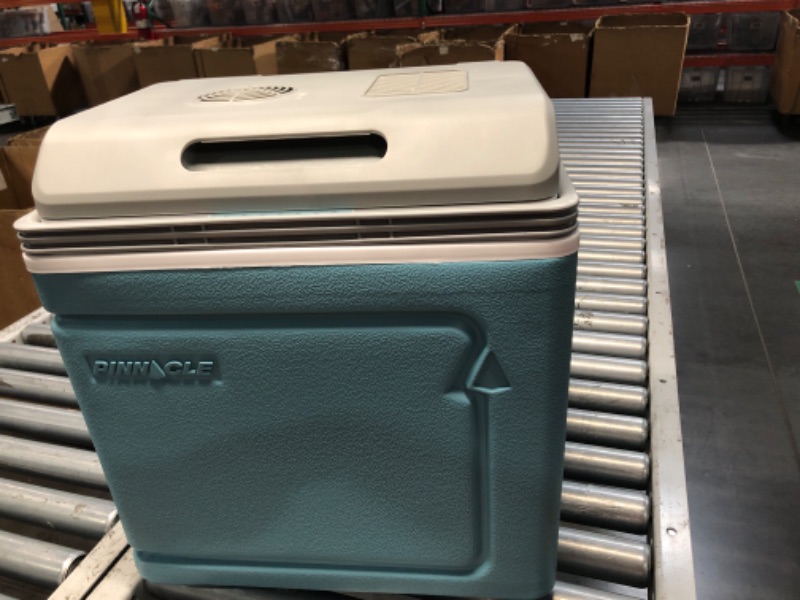 Photo 4 of **USED MINOR MARKS**Pinnacle Thermoware Electric Cooler – Large 30L Portable Cooler for Hot and Cold Drinks and Food – 12v Travel Cooler for Car, Camper, RV, Van – Plug-In Cooler Refrigerator for Travel, Fishing, Hunting