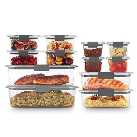 Photo 1 of ***USED - LIKELY MISSING PARTS - UNABLE TO VERIFY FUNCTIONALITY***
Rubbermaid Brilliance Storage 24-Piece Plastic Lids | BPA Free Leak Proof Food Container Clear