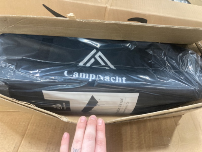 Photo 1 of 1pcs CAMPNACHT Ultralight Camping Cot with Leg Extenders, Aluminum Lightweight Folding Cot for Adults, Portable Backpacking Compact Tent Cot for Outdoor, Hiking, 1 Pack Cot with 2 Use Modes, Black Xy-light-black