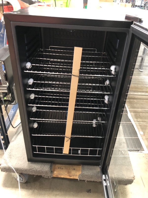 Photo 3 of **SEE NOTES**NewAir Beverage Refrigerator Cooler | 126 Cans Free Standing with Right Hinge Glass Door | Mini Fridge Beverage Organizer Perfect For Beer, Wine, Soda, And Cooler Drinks
