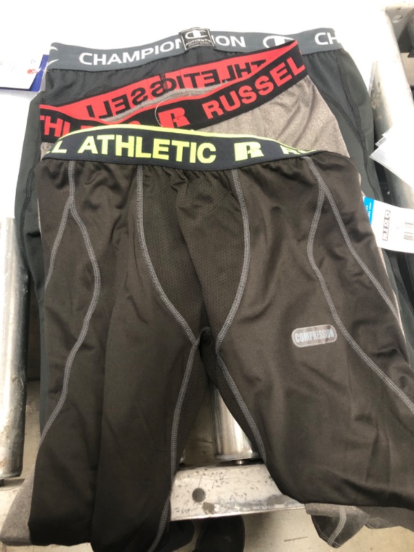 Photo 1 of *** BUNDLE OF THREE *** ASSORTED SPORTS COMPRESSSION TIGHTS 