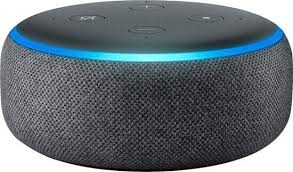 Photo 1 of Amazon Echo Dot Alexa Smart Speaker 3rd Generation Charcoal Black -No Power Cord
