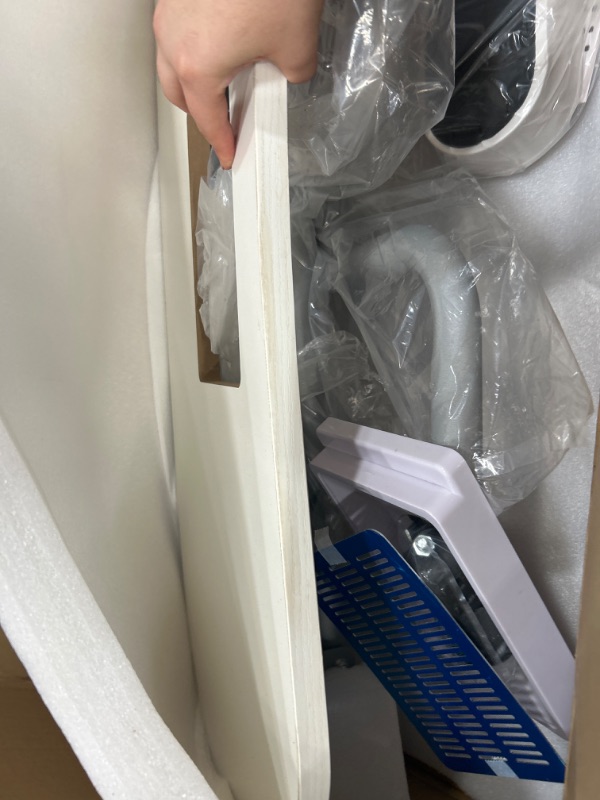 Photo 1 of Portable Manicure Table Foldable Nail Desk with Charging Station & Dust Collector Professional Nail Tech Table for Technician Spa Salon Workstation, Wrist Pad 4 Lockable Wheels, 36-inch, White