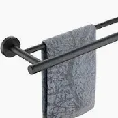 Photo 1 of (USED/ MISSING HARDWARE) JQK Double Bath Towel Bar, Oil Rubbed Bronze 36 Inch 304 Stainless Steel Thicken 1mm Towel Rack for Bathroom, Towel Holder Wall Mount, 39 in Total Length, TB100L36-ORB  **ITEM HAS SCRATCHES**
